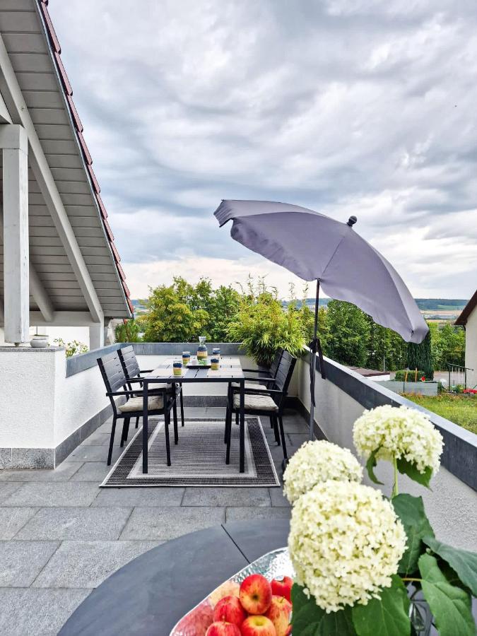Ferienwohnung -Time To Relax- Bei Bamberg, Mit Herrlichem Blick Auf Das Maintal Viereth-Trunstadt Ngoại thất bức ảnh